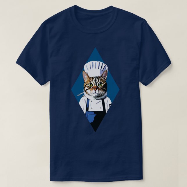 T-shirt Chef Cat (Design devant)