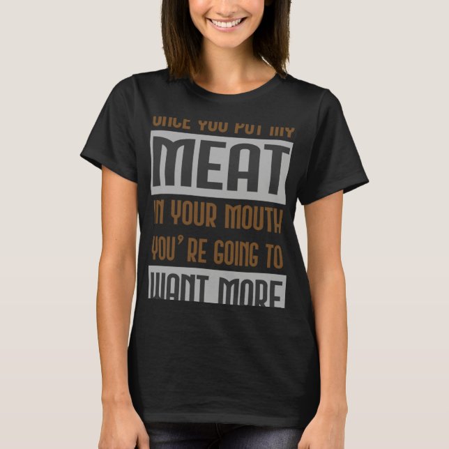 T-shirt Chef Cook Meat Kitchen Worker (Devant)