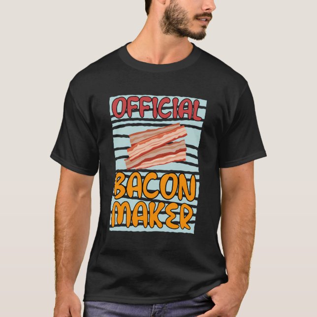 T-shirt Chef Cuisine de Bacon Maker (Devant)