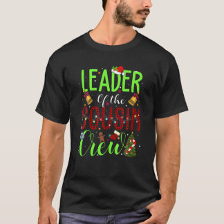 T-shirt Chef De Famille De L'Équipage Cousin Drôle Noël