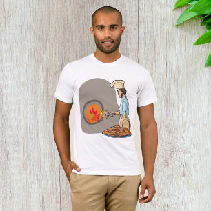 T-shirt Chef de four à pizza au bois