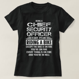 T-shirt Chef de la sécurité