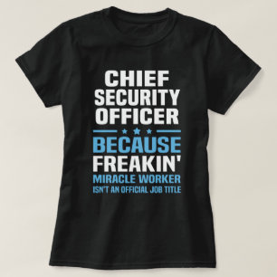 T-shirt Chef de la sécurité