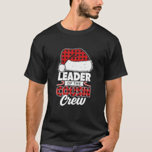 T-shirt Chef De L'Équipage Cousin Buffalo Red Plaid Funny