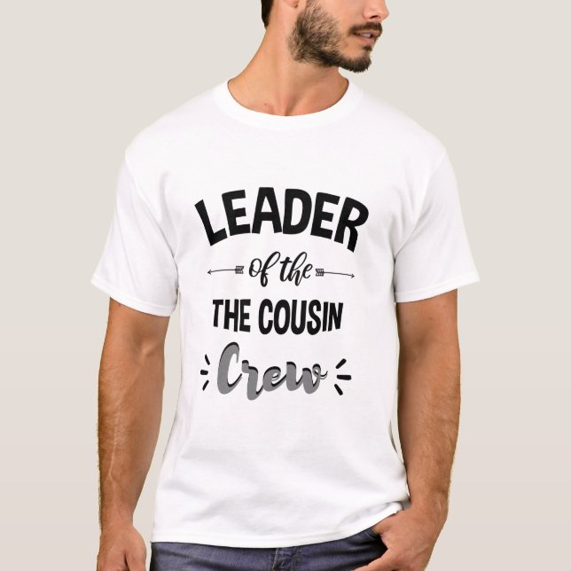 T-shirt Chef De L'Équipage Cousin Funny Cousin Chemise (Devant)