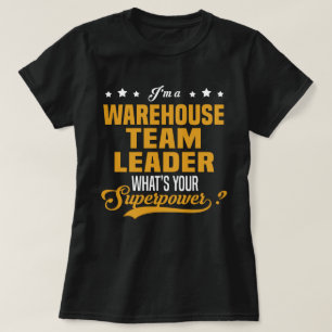 T-shirt Chef de l'équipe d'entrepôt