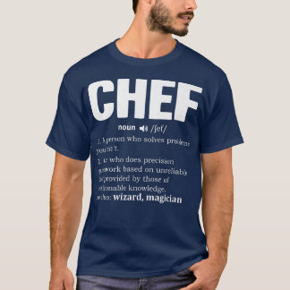 T-shirt Chef Définition Sous Chef Dictionnaire Cuisinier N