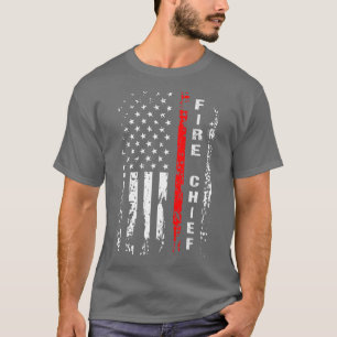 T-shirt Chef des pompiers Chef des pompiers