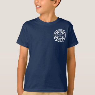 T-shirt Chef des pompiers de sapeur-pompier