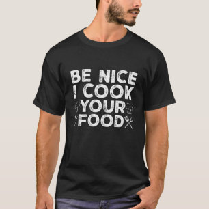 T-shirt Chef Drôle Pour Hommes Femmes Cuisinière Chef Pâti