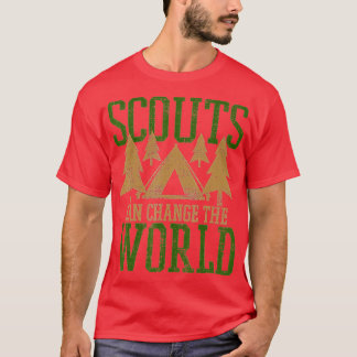 T-shirt Chef du camp des scouts de scouts Randonnée Randon