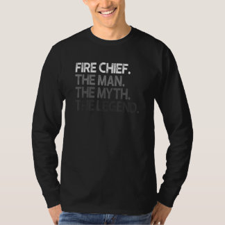 T-shirt Chef du feu La légende du mythe de l'homme