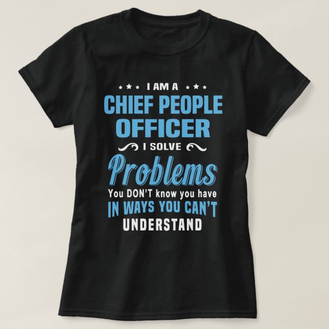 T-shirt Chef du personnel (Design devant)