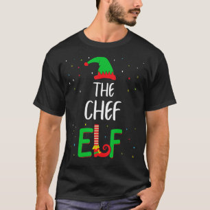 T-shirt Chef Elf Famille Correspondances Noël Pjs Drôle 1