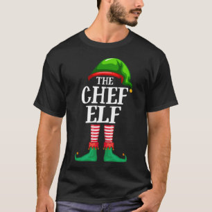 T-shirt Chef Elf Matching Family Christmas Party Pyjama