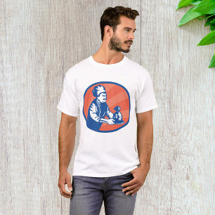 T-shirt Chef Holding Money Bag Restaurant Finance