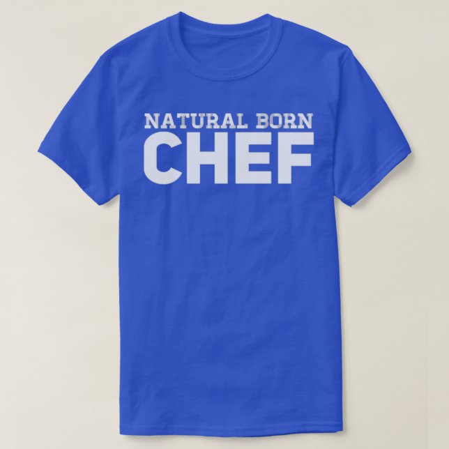 T-shirt Chef Né Naturel (Design devant)