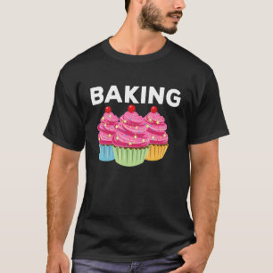 T-shirt Chef pâtissier Cupcake Cuisine cuite Décorateur de