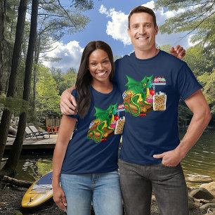 T-shirt Chef pâtissier Dragon Vert