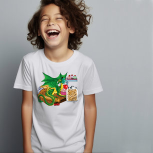 T-shirt Chef pâtissier Dragon Vert