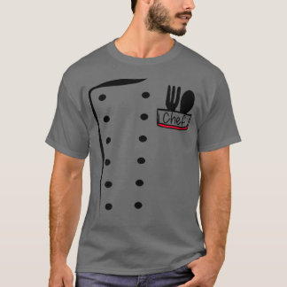 T-shirt Chef Uniforme Drôle Costume de CuisinièreT-Chemise
