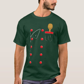 T-shirt Chef Veste Uniforme Faux CuisinerT-Chemise