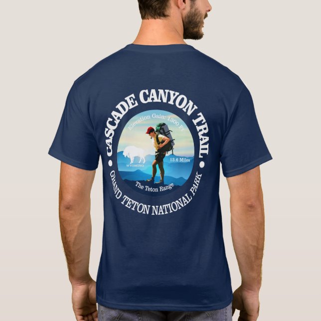 T-shirt Chemin Cascade Canyon (C) (Dos)