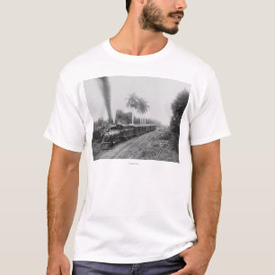 T-shirt Chemin de fer central américain de casserole au