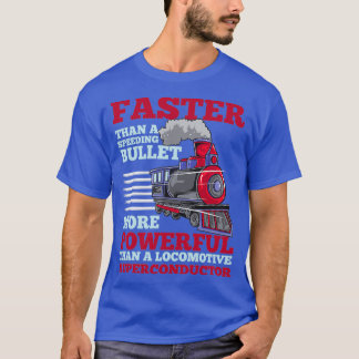 T-shirt Chemin de fer de vitesse du supraconducteur de tra