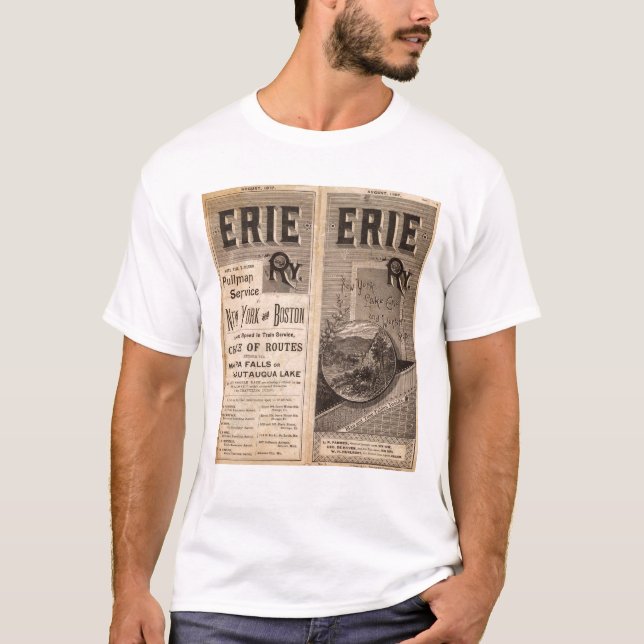 T-shirt Chemin de fer d'Erie (Devant)