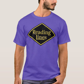 T-shirt Chemin de fer des lignes de lecture