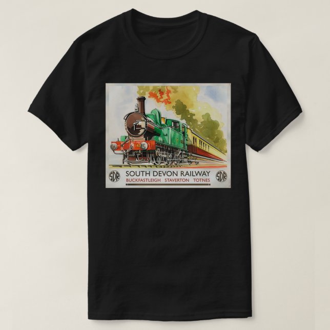 T-shirt Chemin de fer Devon Sud 2 (Design devant)