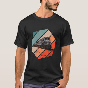 T-shirt Chemin de fer Locomotive Engineer Retro Vintage He
