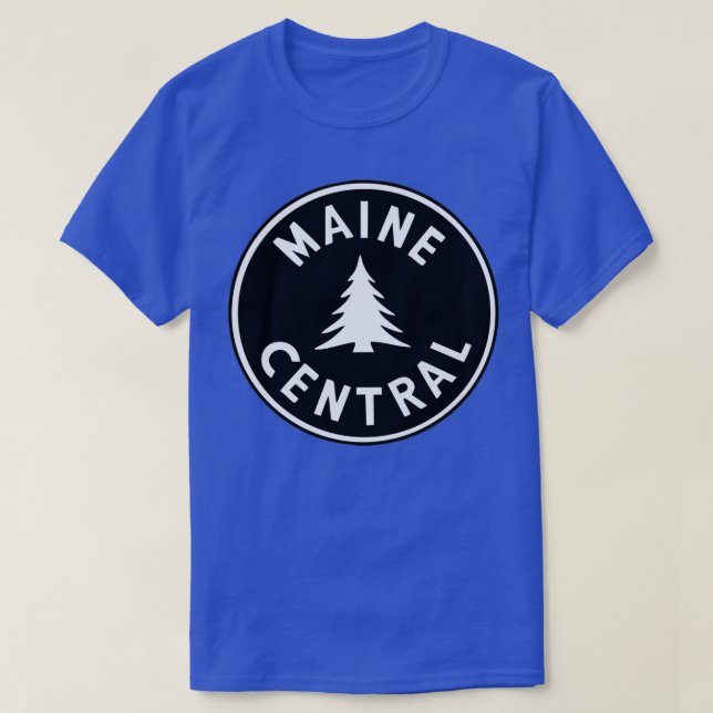 T-shirt Chemin de fer Maine Central 7 (Design devant)