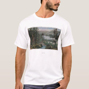 T-shirt Chemin de fer Pacifique du sud