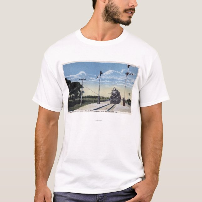 T-shirt Chemin de fer Pacifique du sud à Pajaro (Devant)