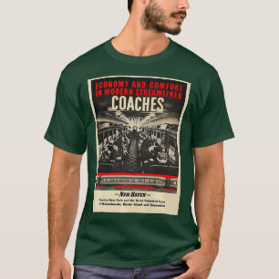 T-shirt Chemin de fer poster vintage New Haven