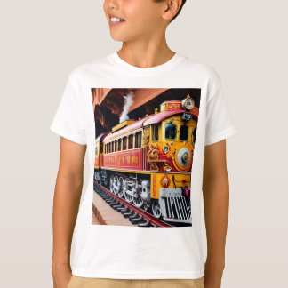 T-shirt "Chemin de fer Vintage Graphic - Chemin de fer cla
