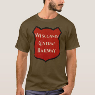 T-shirt Chemin de fer vintage Wisconsin Central