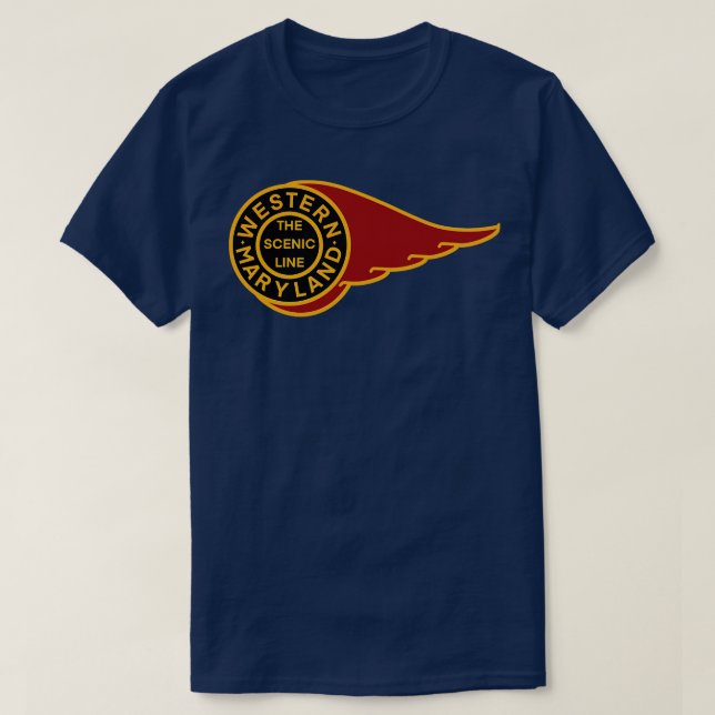 T-shirt Chemin de fer Western Maryland (Design devant)