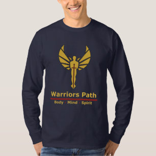 T-shirt Chemin de guerriers - guerrier paisible long Sleve