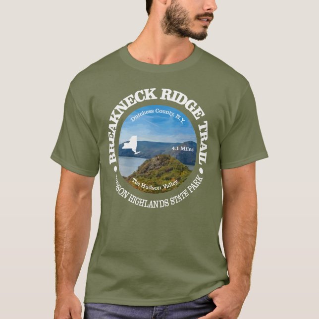T-shirt Chemin de la crête du cou (Devant)