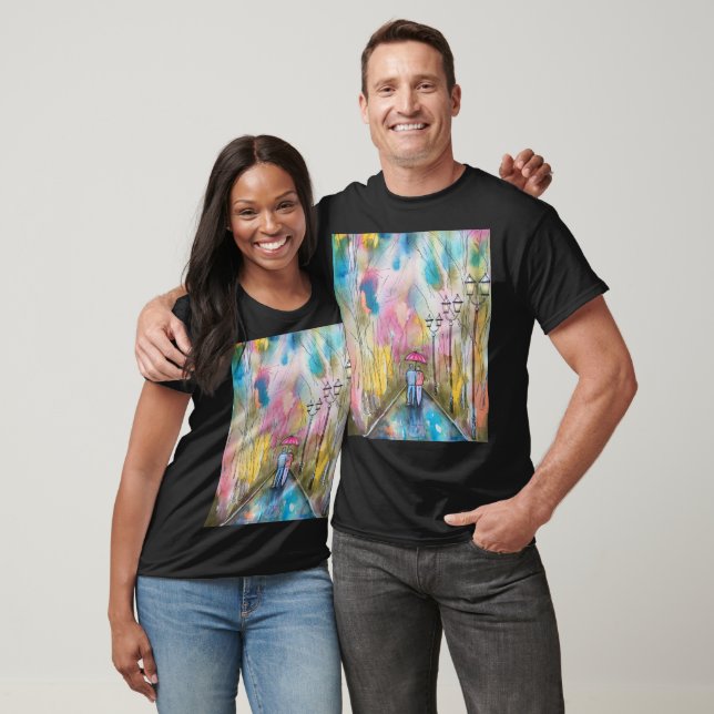 T-shirt Chemin Du Mariage Amour (Unisexe)