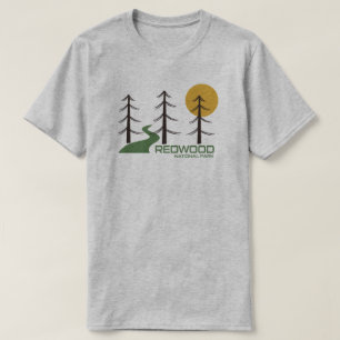 T-shirt Chemin du parc national Redwood