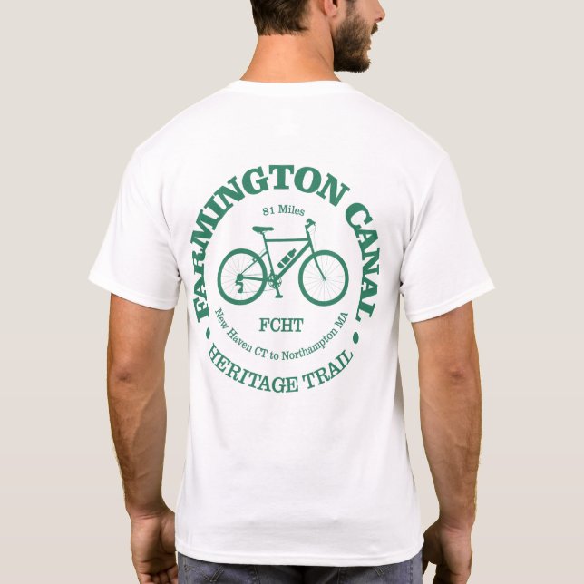 T-shirt Chemin du patrimoine du canal de Farmington (cycli (Dos)