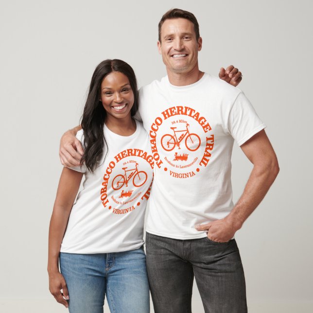 T-shirt Chemin du patrimoine du tabac (cyclisme) (Unisexe)