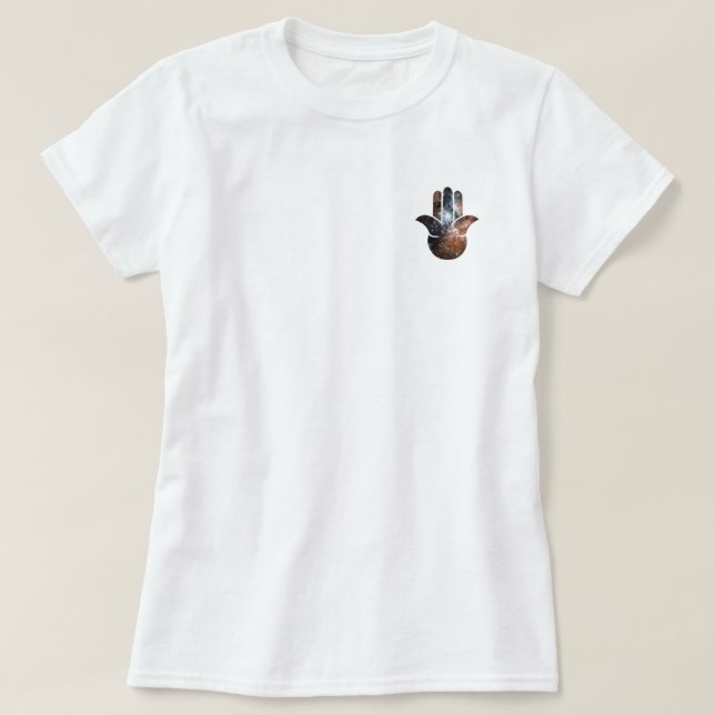 T-shirt Chemin Hamsa Milky (Design devant)
