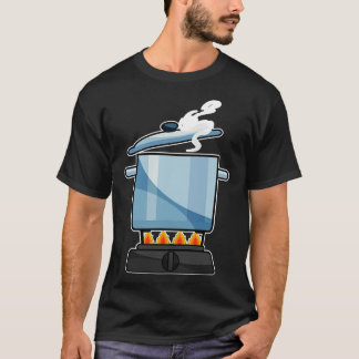 T-shirt Cheminée avec Lid Saucepan