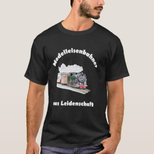 T-shirt Cheminot modéliste passionné - modéliste ferroviai