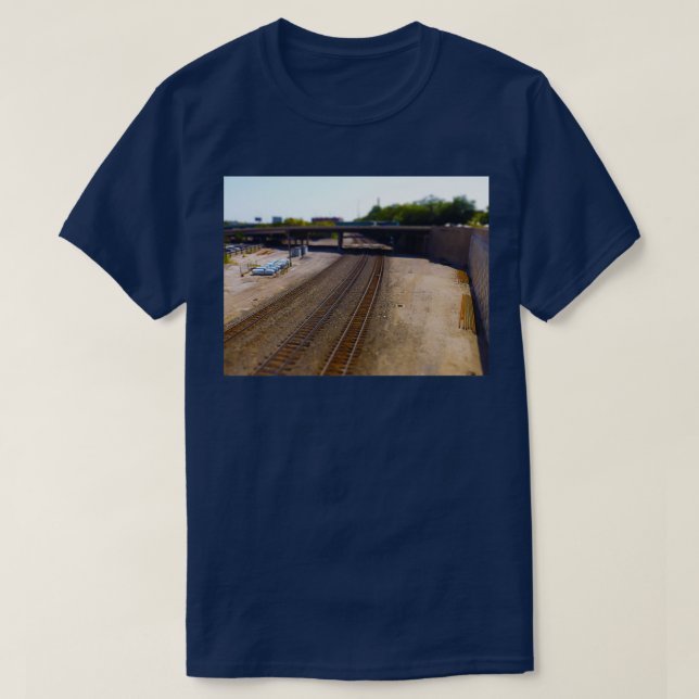 T-shirt Chemins de fer Kansas City TiltShift (Design devant)